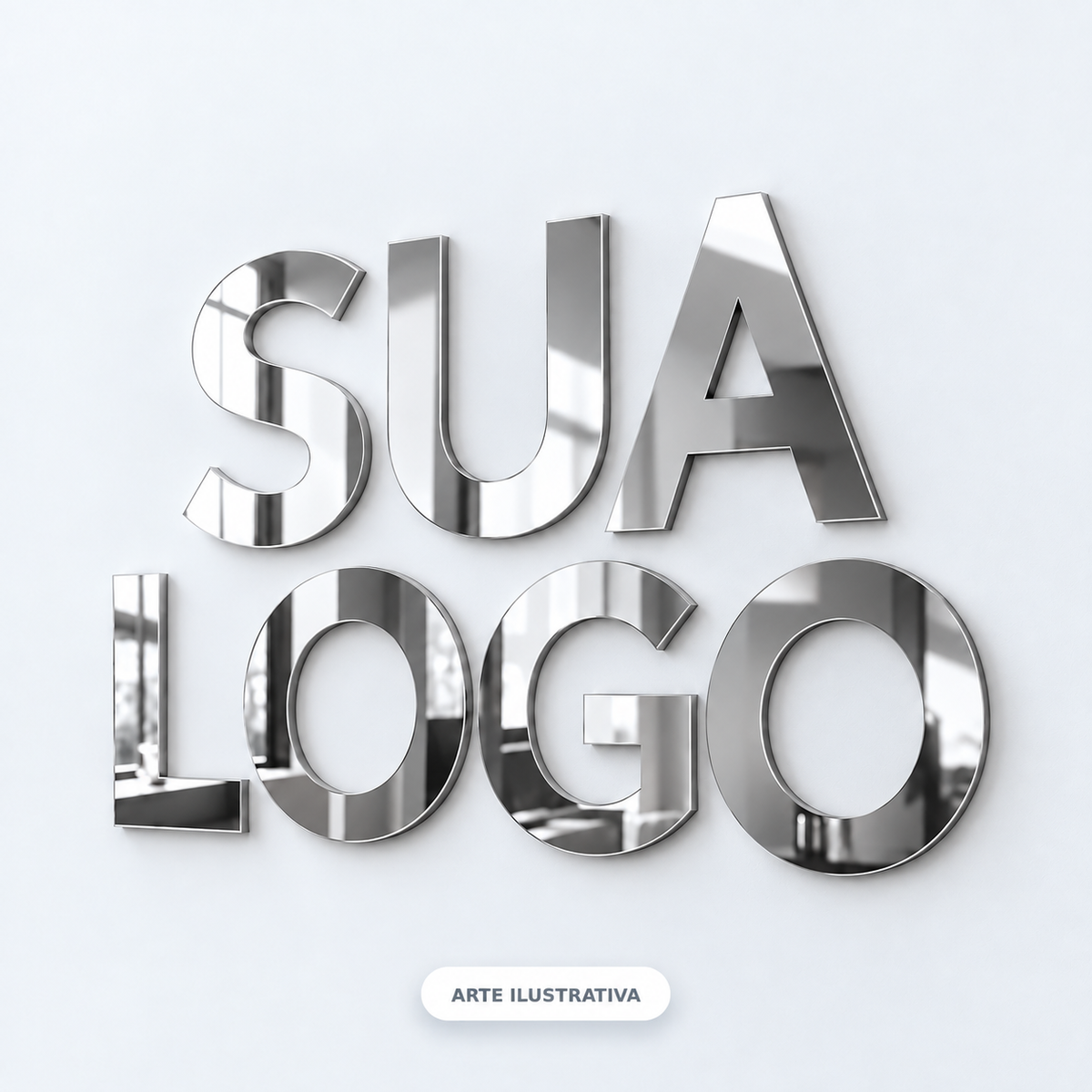 Letreiro em Acrilico 2mm - Logo
