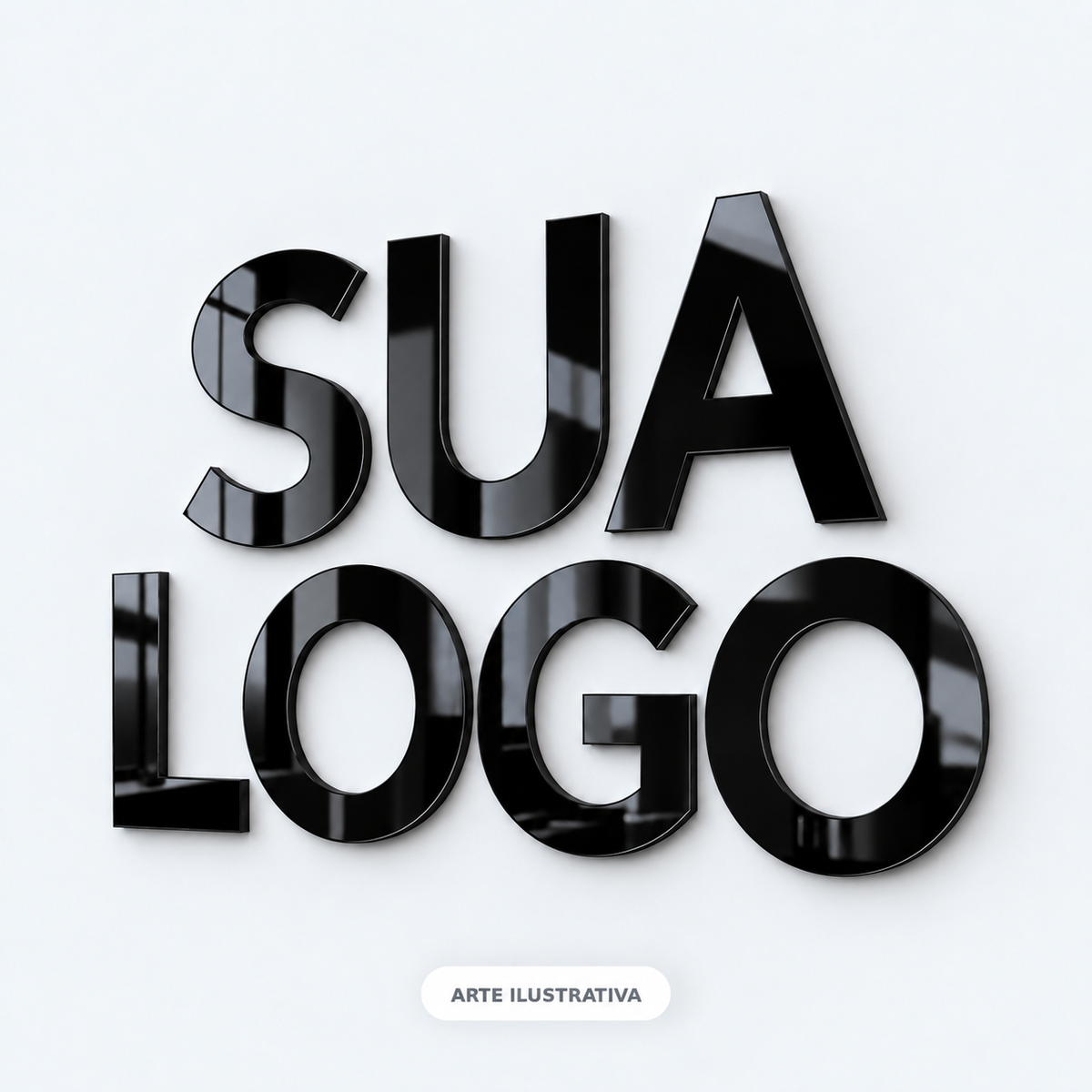 Letreiro em Acrilico 2mm - Logo