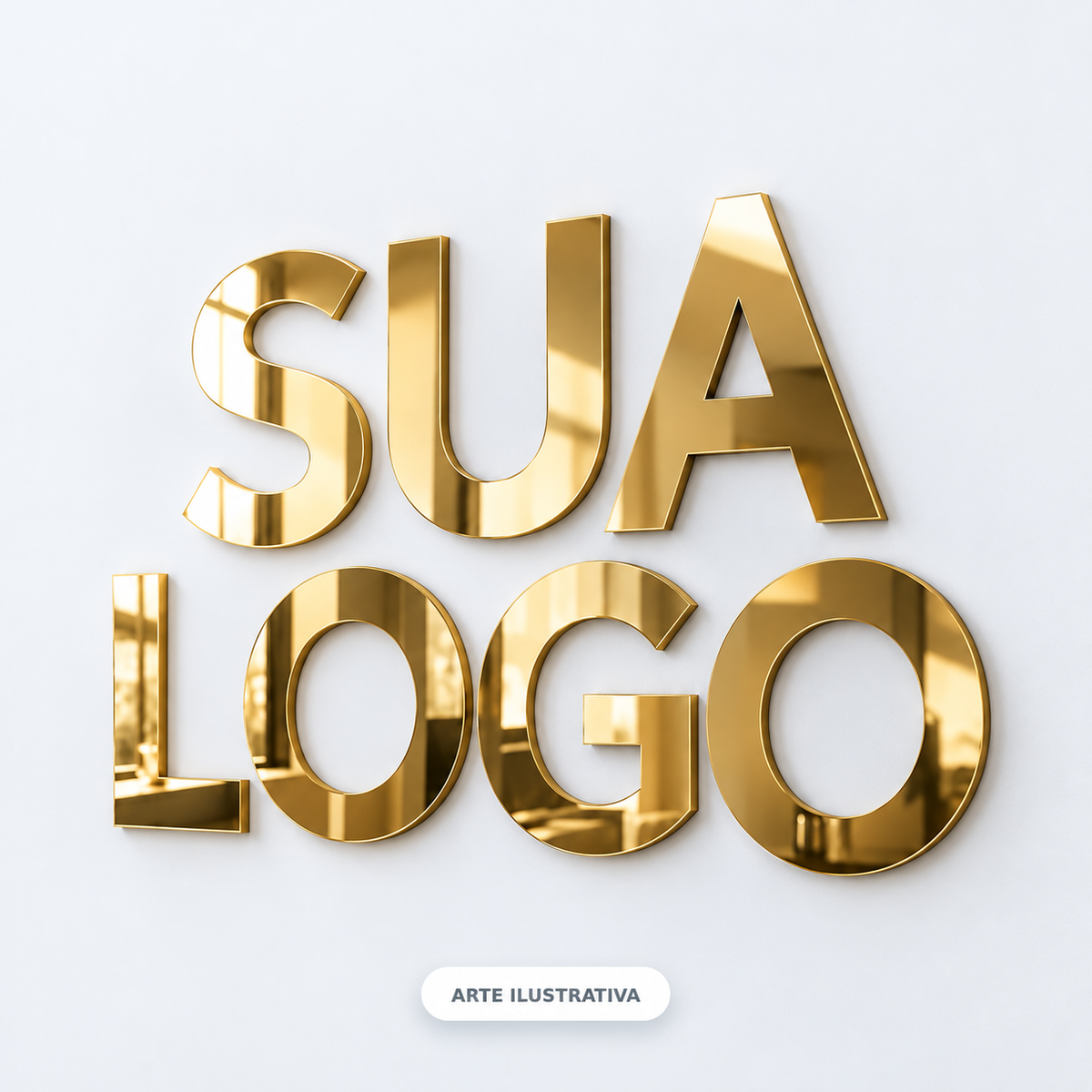 Letreiro em Acrilico 2mm - Logo