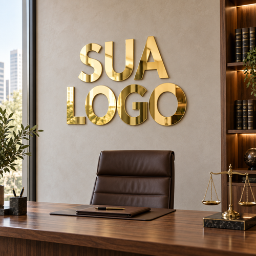 Letreiro em Acrilico 2mm - Logo